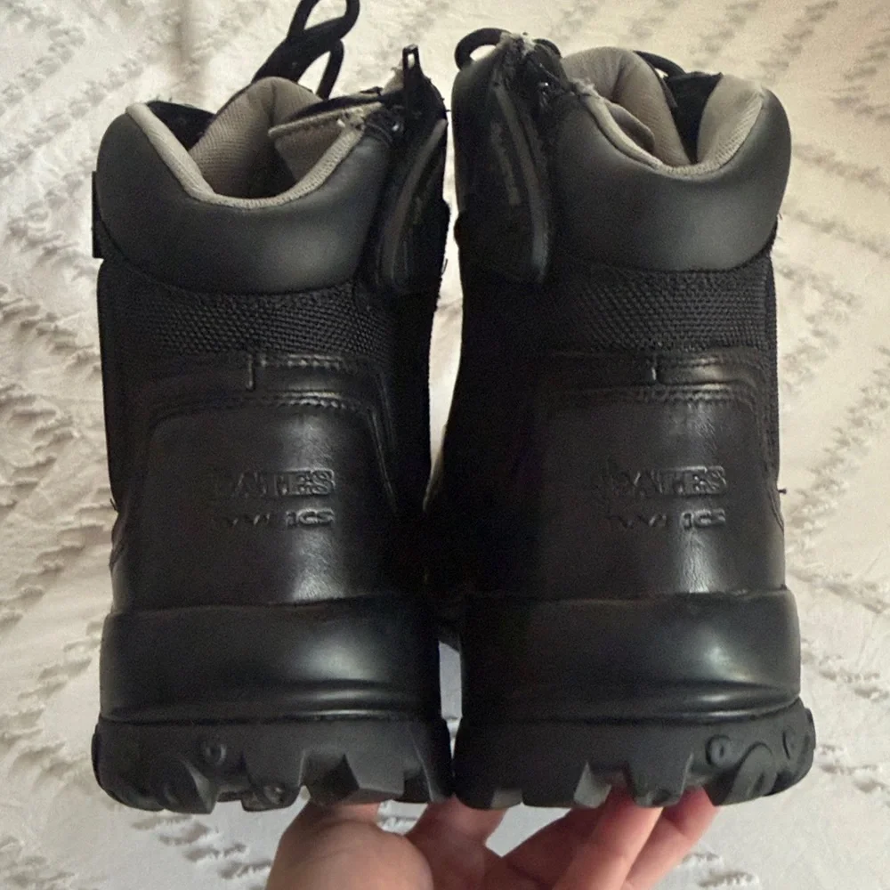 EUC Bates Delta-6 Side-Zip Boots Men's Black Tactical Combat 11 with iCS